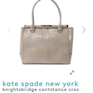 Kate Spade Knightsbridge Constance Croc Bag